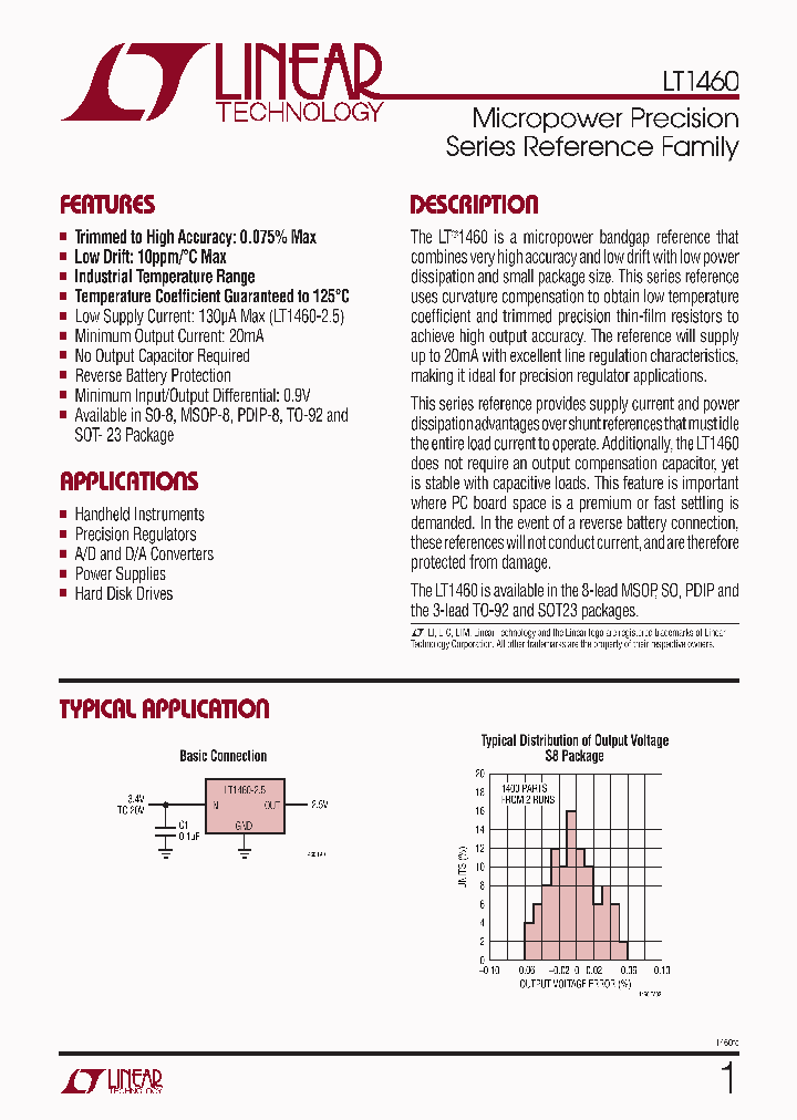 LT1460BIN8-10-PBF_4567293.PDF Datasheet