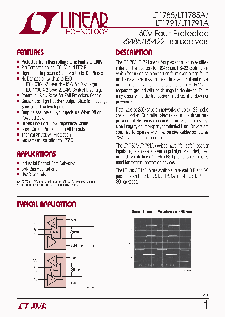 LT1785HS8-PBF_4292184.PDF Datasheet