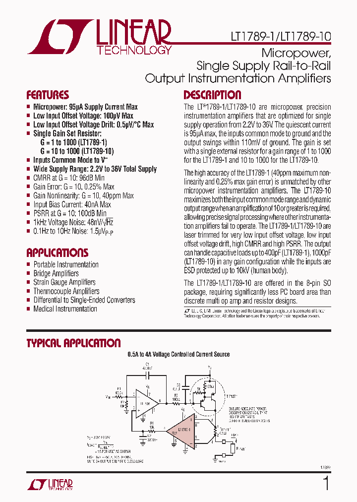 LT1789CS8-10-PBF_4709743.PDF Datasheet