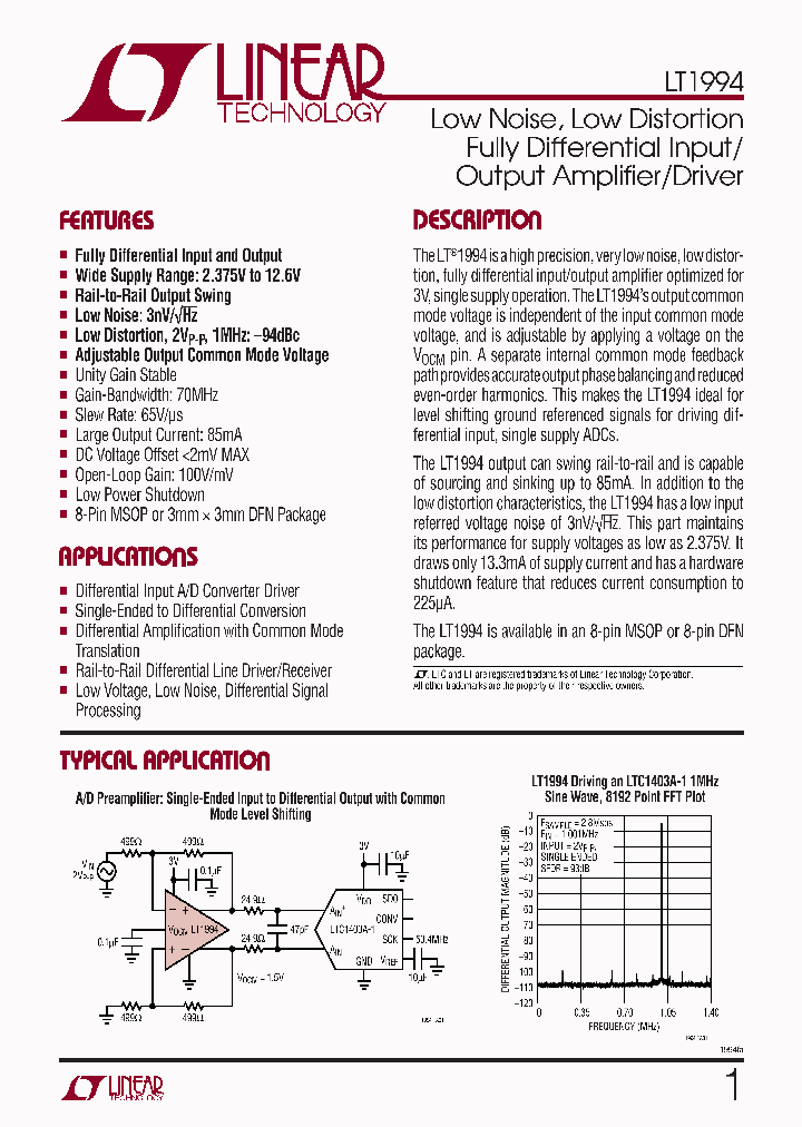 LT1994CMS8_4342351.PDF Datasheet