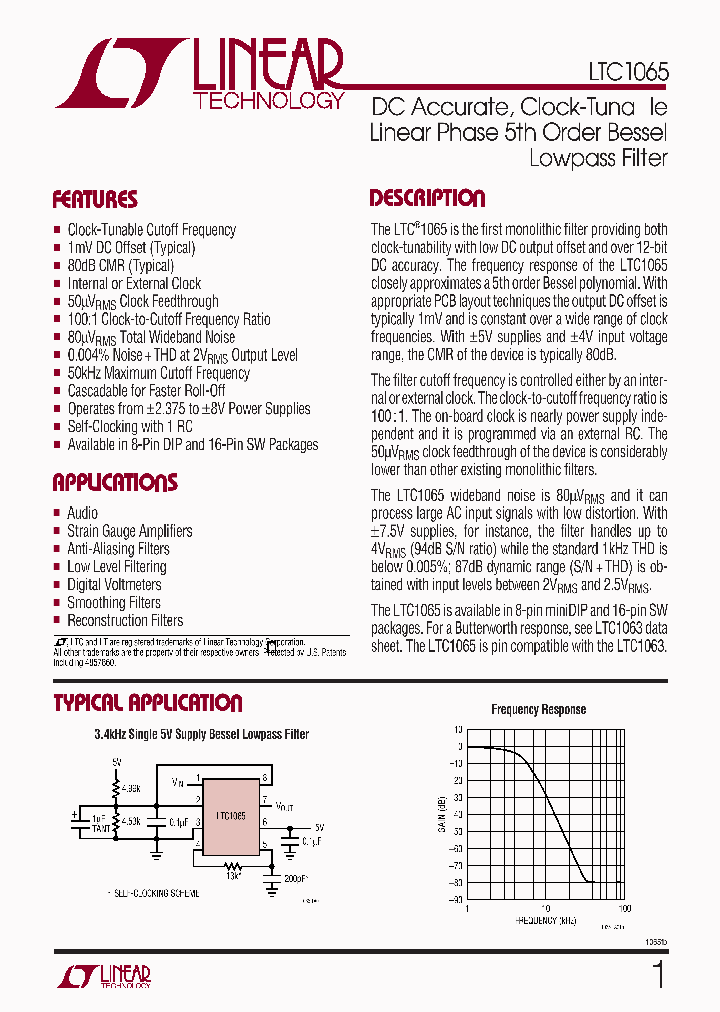 LTC1065CSW_4317201.PDF Datasheet