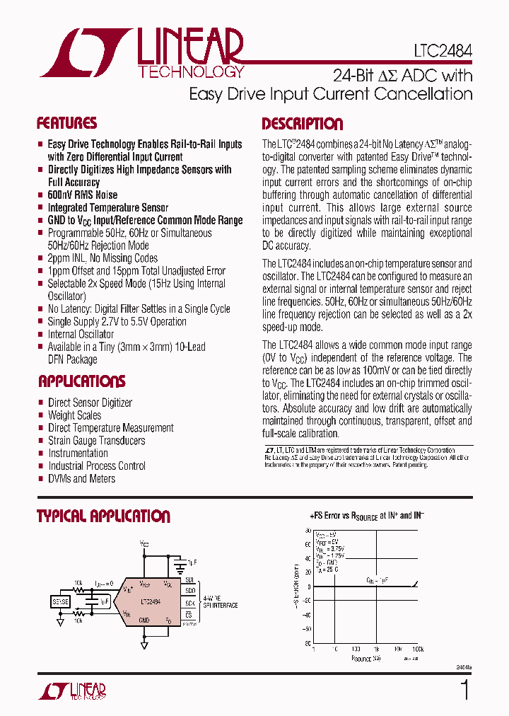 LTC2484IDD_4368165.PDF Datasheet