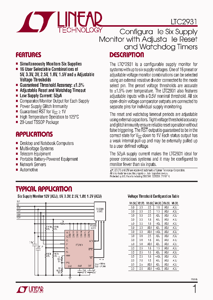 LTC2931_4534737.PDF Datasheet