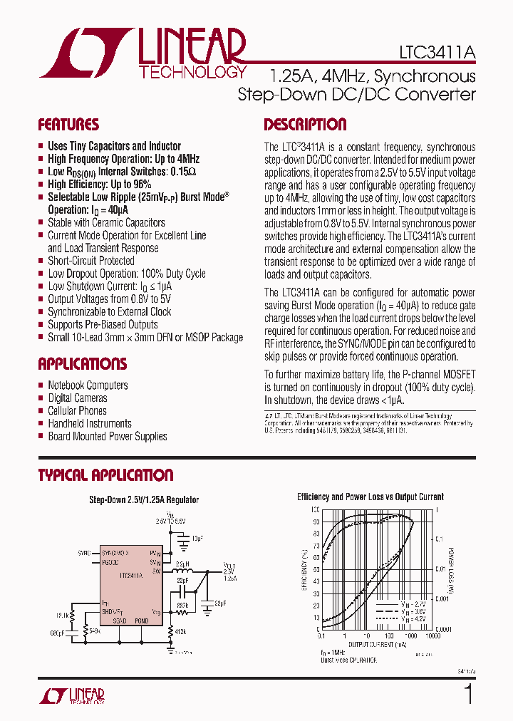 LTC3411AEDD-PBF_4657385.PDF Datasheet