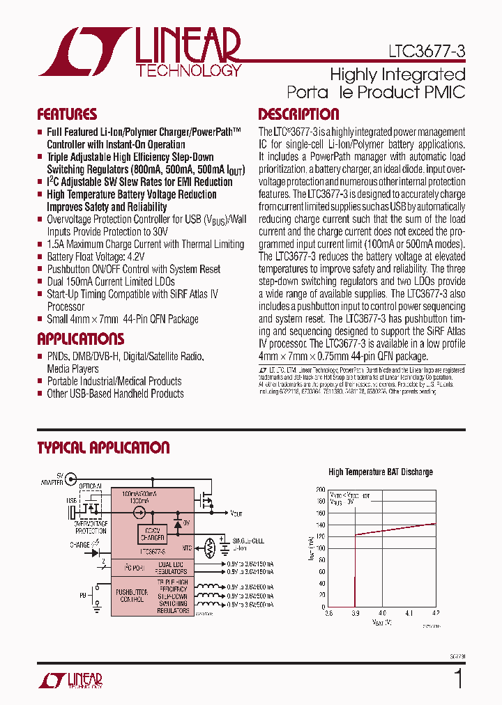LTC3677EUFF-3-PBF_4620582.PDF Datasheet