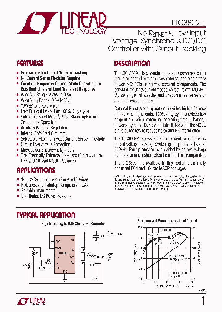 LTC3809IDD-1_4463319.PDF Datasheet