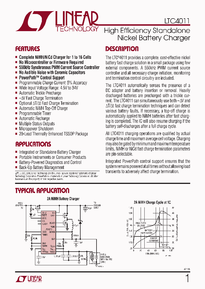 LTC4011CFE_4566277.PDF Datasheet