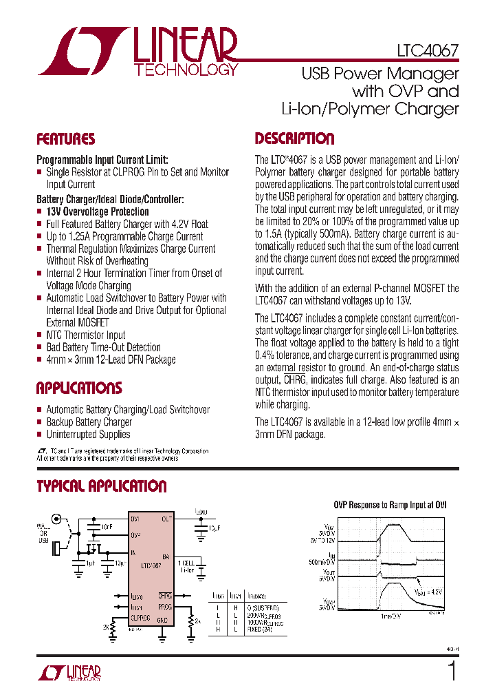 LTC4067_4342160.PDF Datasheet