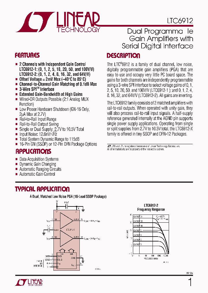 LTC6912CGN-1_4300065.PDF Datasheet