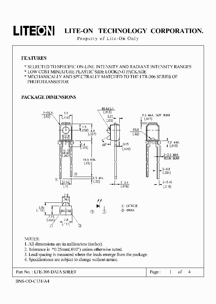LTE-306_4703482.PDF Datasheet