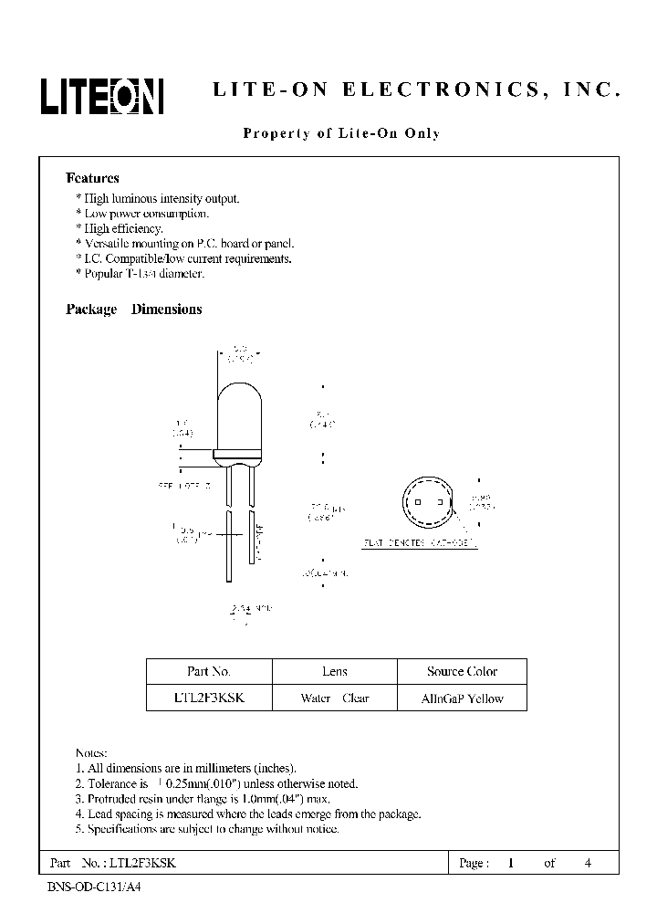 LTL2F3KSK_4564531.PDF Datasheet