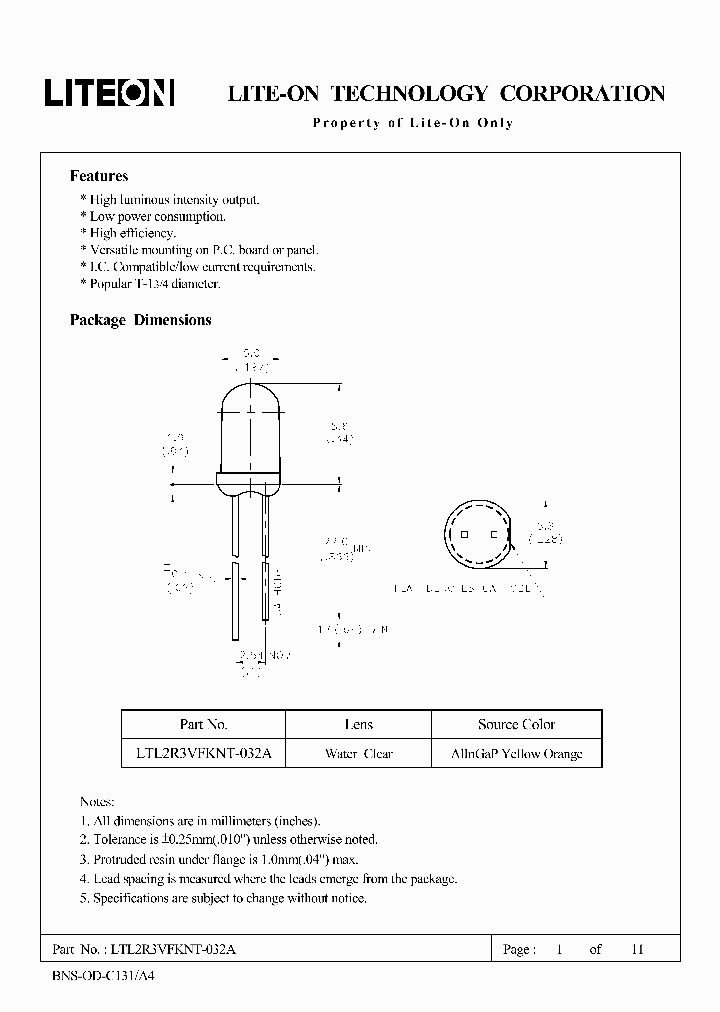 LTL2R3VFKNT-032A_4542863.PDF Datasheet