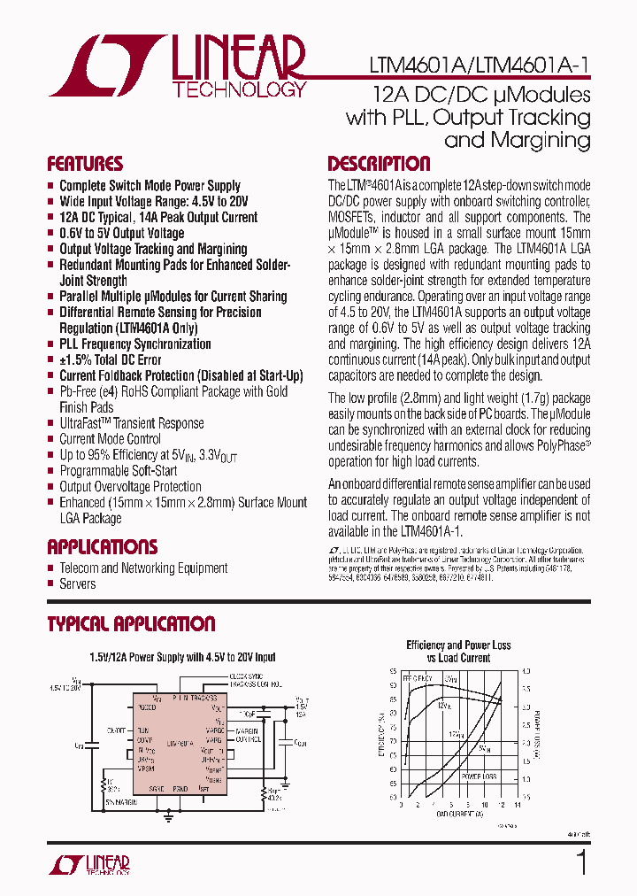 LTM4601AIV-1-PBF_4534025.PDF Datasheet