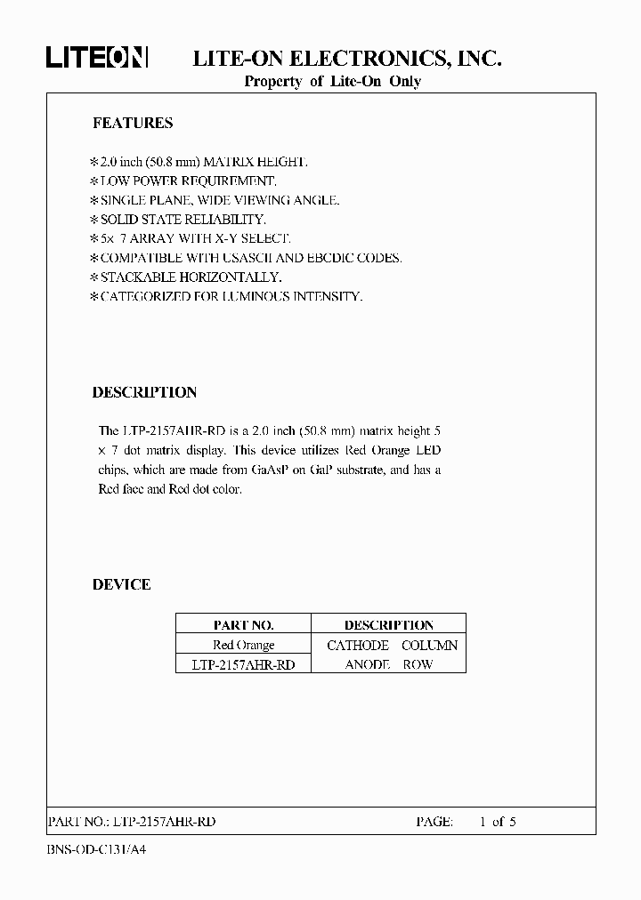 LTP-2157AHR-RD_4757729.PDF Datasheet