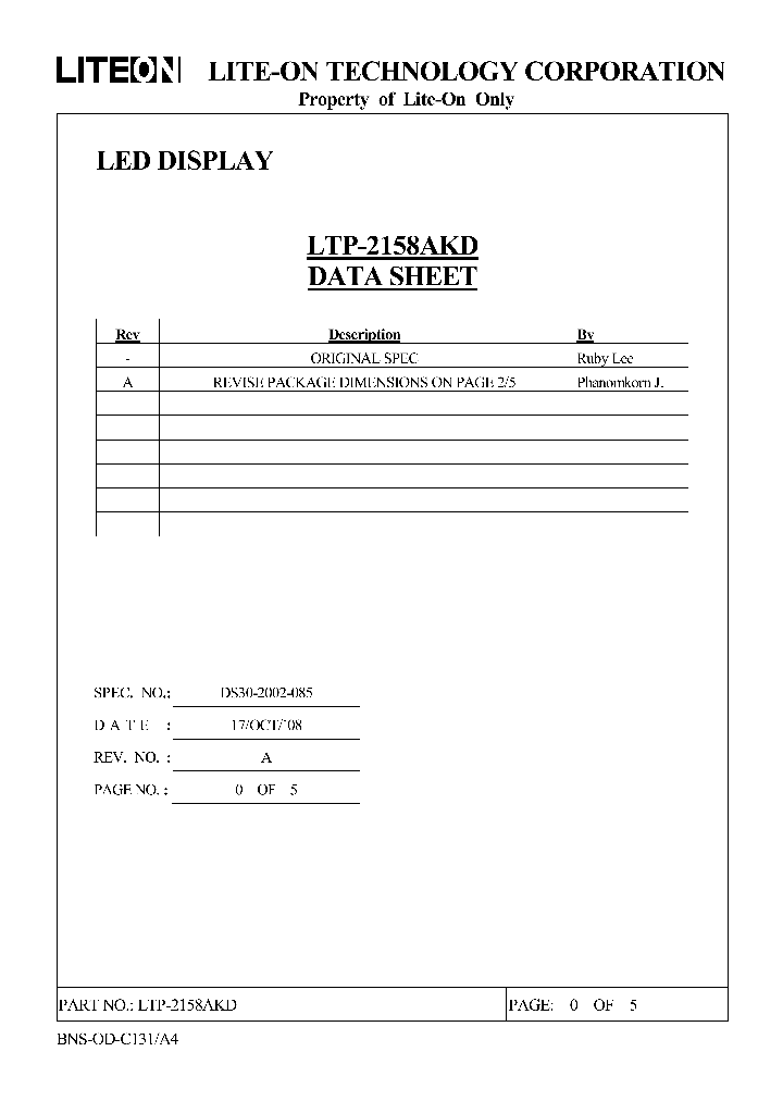 LTP-2158AKD_4672691.PDF Datasheet