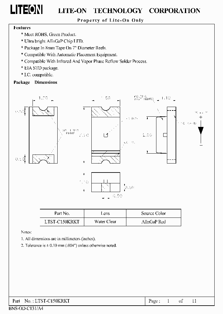 LTST-C150KRKT_4561464.PDF Datasheet