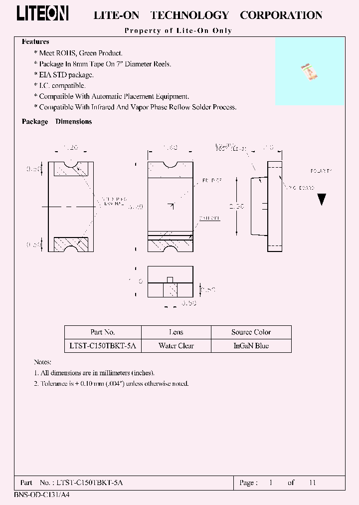 LTST-C150TBKT-5A_4561466.PDF Datasheet