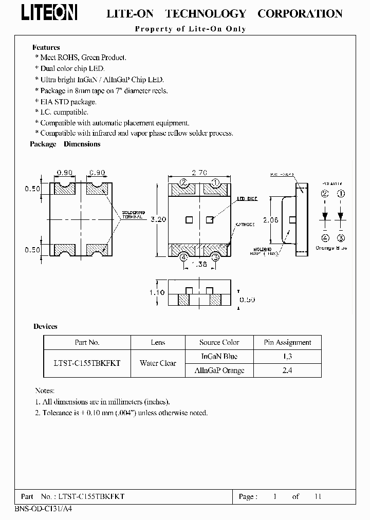 LTST-C155TBKFKT_4561471.PDF Datasheet