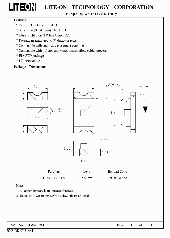 LTW-C191TS5_4629777.PDF Datasheet