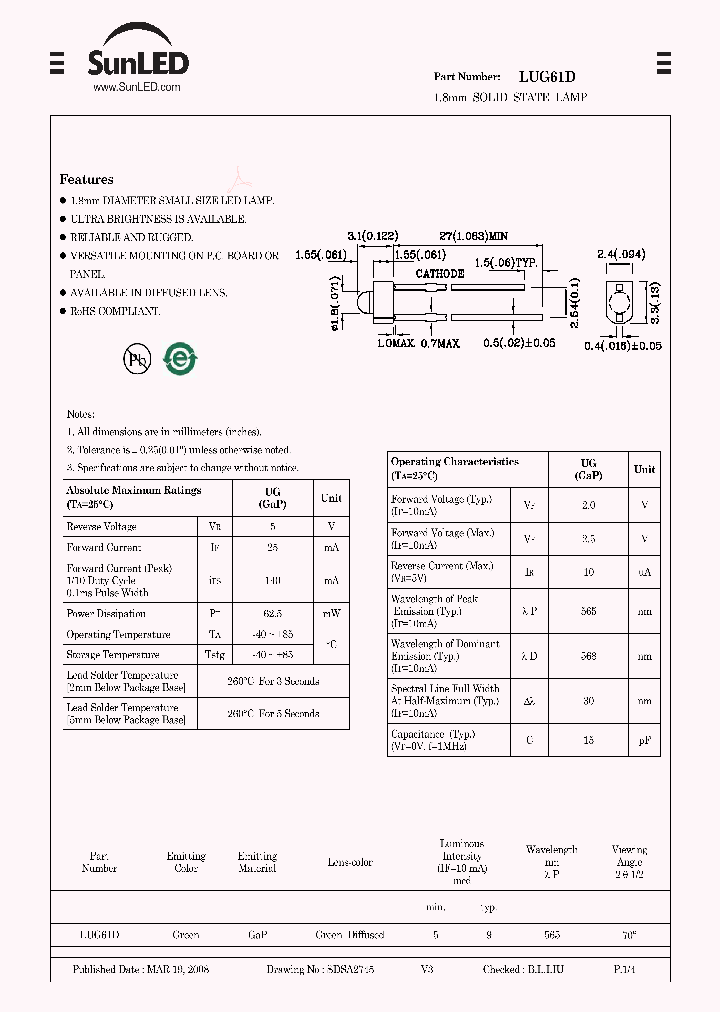 LUG61D_4263480.PDF Datasheet