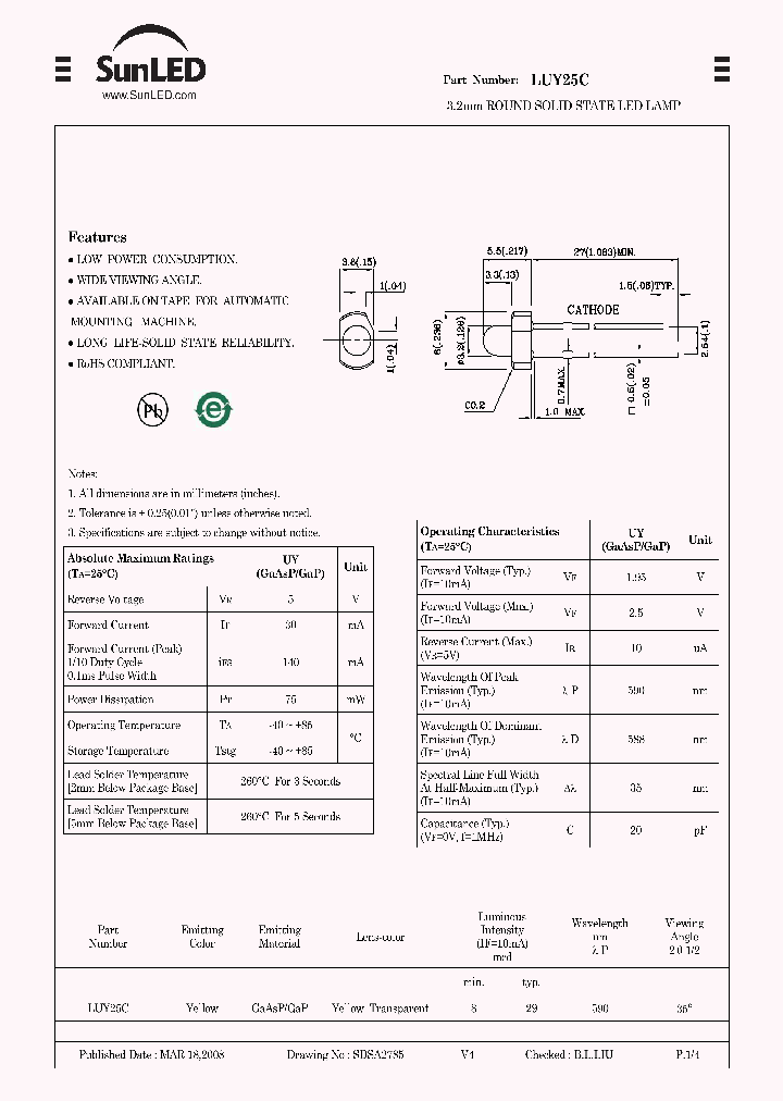 LUY25C_4304855.PDF Datasheet