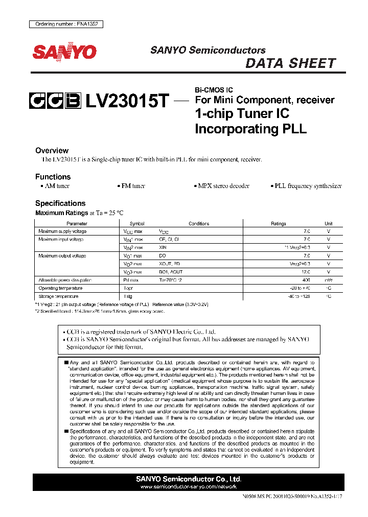 LV23015T_4375077.PDF Datasheet
