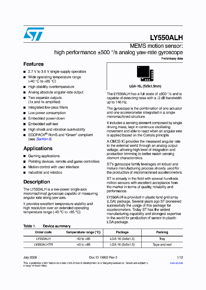 LY550ALH_4564859.PDF Datasheet
