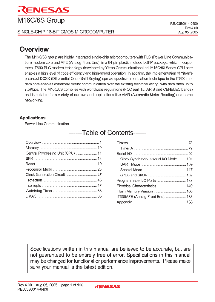 M306S0FA-XXXGP-U5_4270000.PDF Datasheet