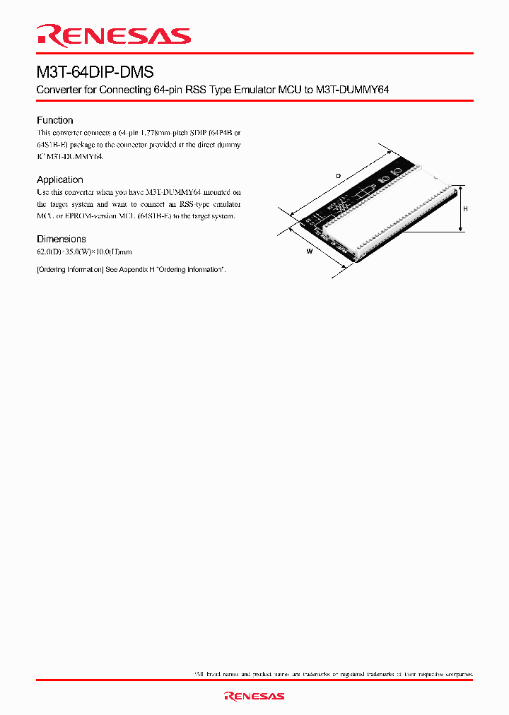 M3T-64DIP-DMS_4274877.PDF Datasheet