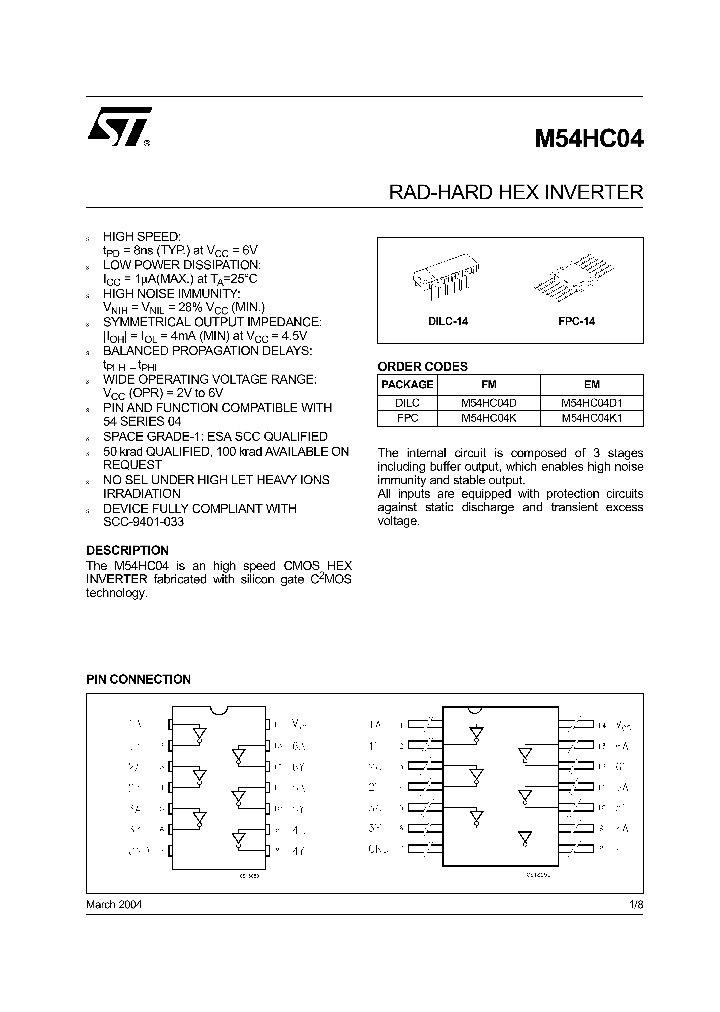 M54HC04D1_4243420.PDF Datasheet