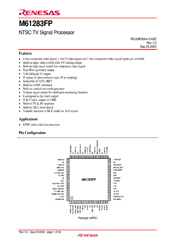 M61283FP_4306718.PDF Datasheet