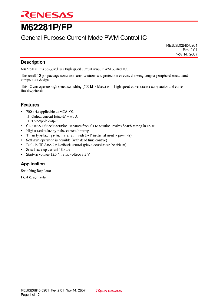 M62281FP_4415980.PDF Datasheet