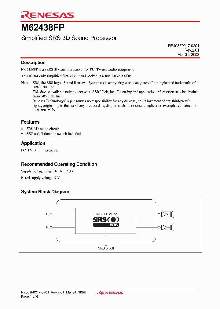 M62438FP_4246742.PDF Datasheet