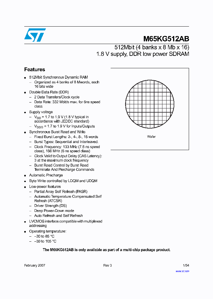 M65KG512AB6W9_4320741.PDF Datasheet