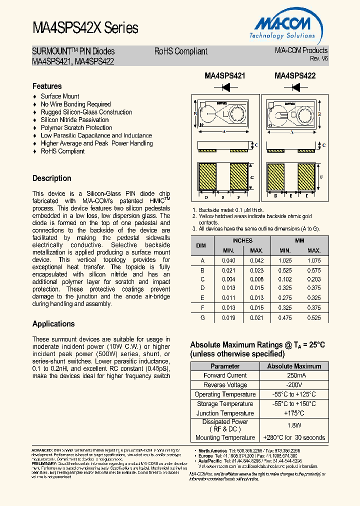 MA4SPS421_4552313.PDF Datasheet