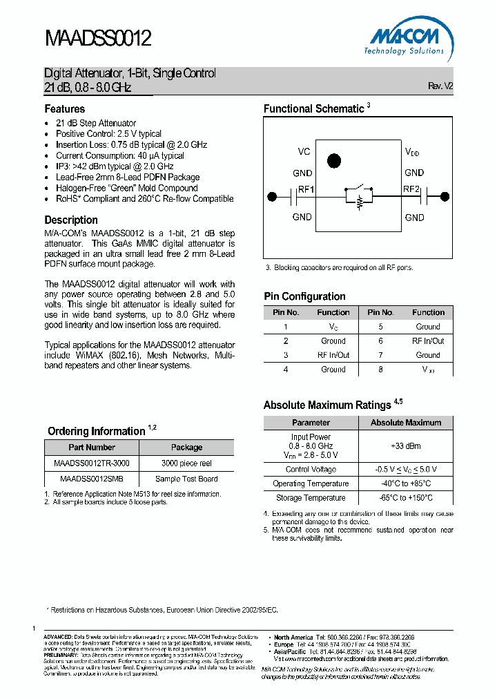 MAADSS0012_4520130.PDF Datasheet
