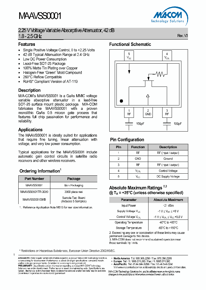 MAAVSS0001_4647015.PDF Datasheet