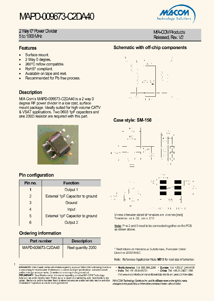 MAPD-009673-C2DA40_4502135.PDF Datasheet