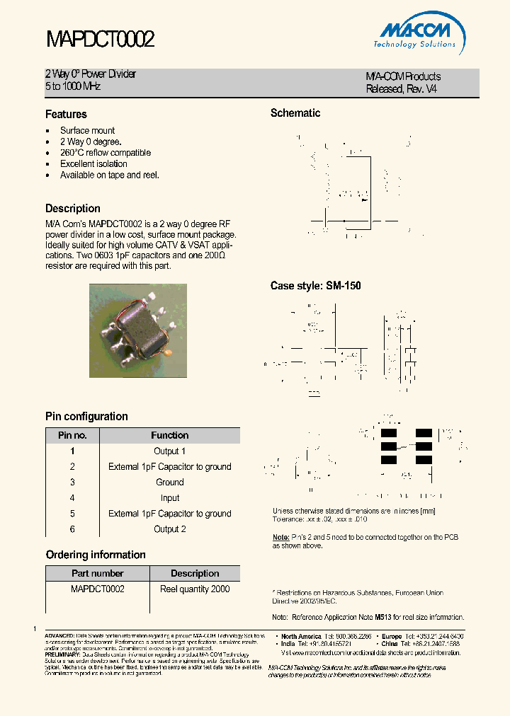 MAPDCT0002_4501136.PDF Datasheet