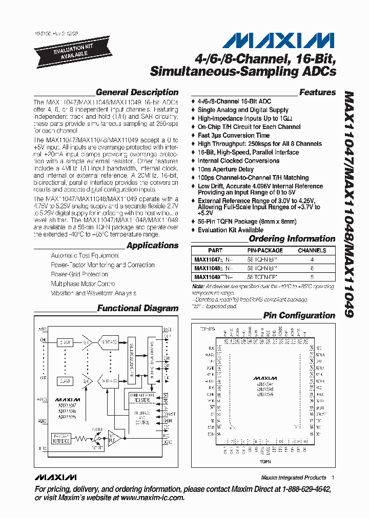 MAX11049ETN_4775604.PDF Datasheet