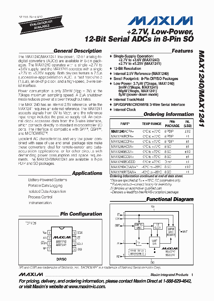 MAX1240BCDDD_4612895.PDF Datasheet