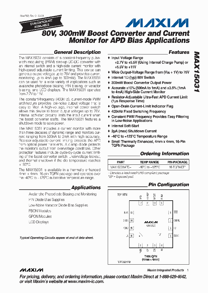 MAX15031_4378939.PDF Datasheet