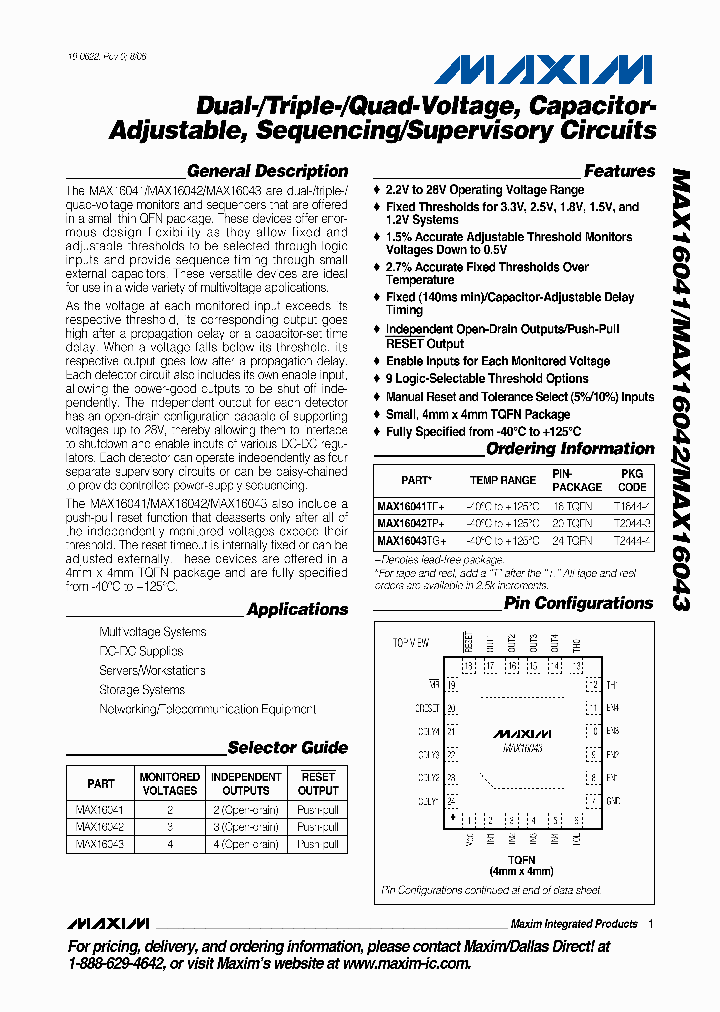 MAX16042TP_4884344.PDF Datasheet