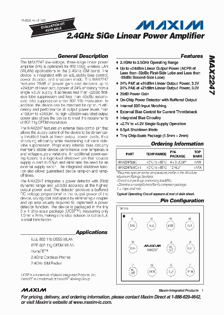 MAX2247EWCT_4625760.PDF Datasheet