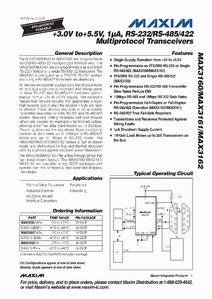MAX316009_4894219.PDF Datasheet