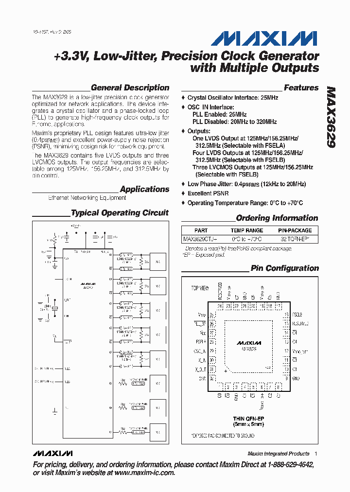 MAX3629CTJ_4558296.PDF Datasheet