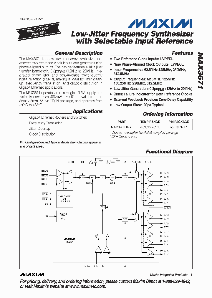 MAX3671_4640946.PDF Datasheet