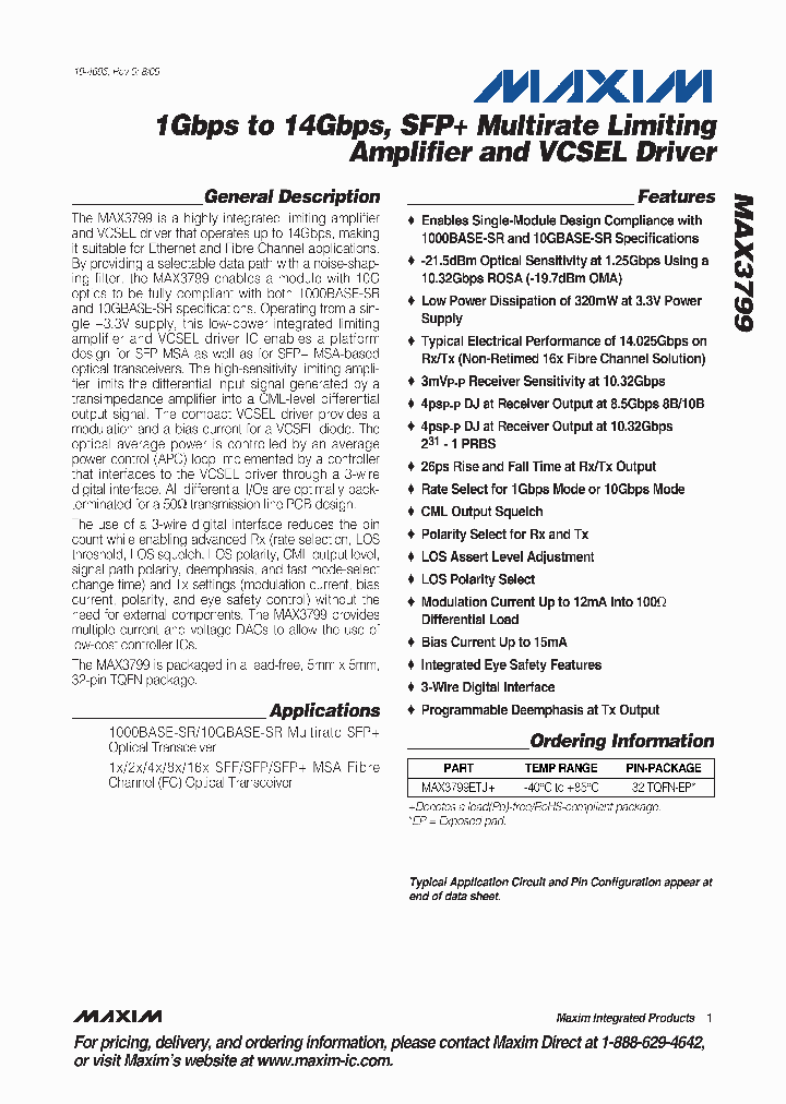 MAX3799_4506508.PDF Datasheet