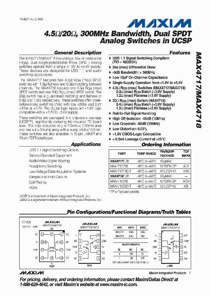 MAX4717EBC_4919228.PDF Datasheet