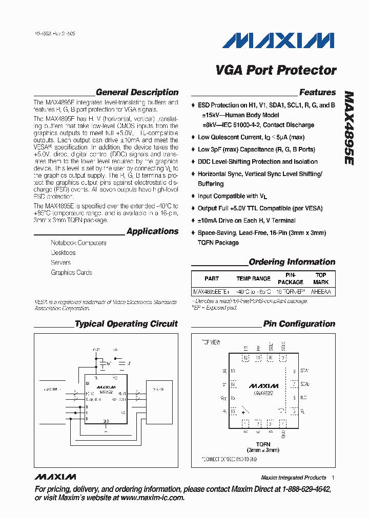 MAX4895EETE_4561032.PDF Datasheet